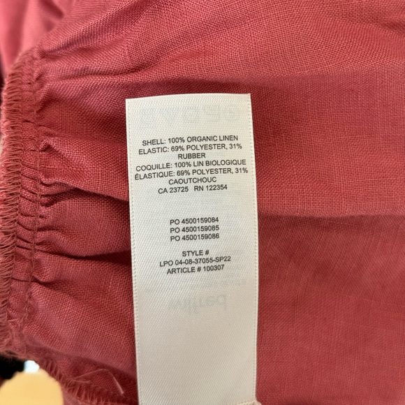 Aritzia Organic Linen Tempest Dress Size M - Picture 7 of 7